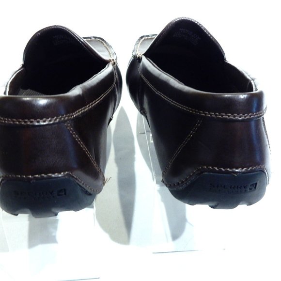 Sperry Topsider Brown Leather Loafers in 11M main image 6
